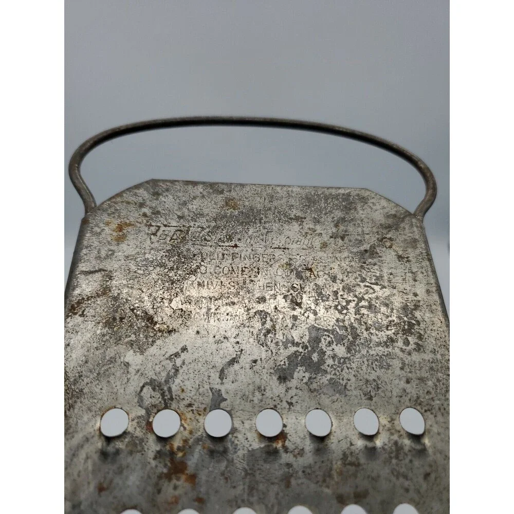Vintage Rapid Slaw and Vegetable Cutters Bluffton O Cheese Grater With Handle